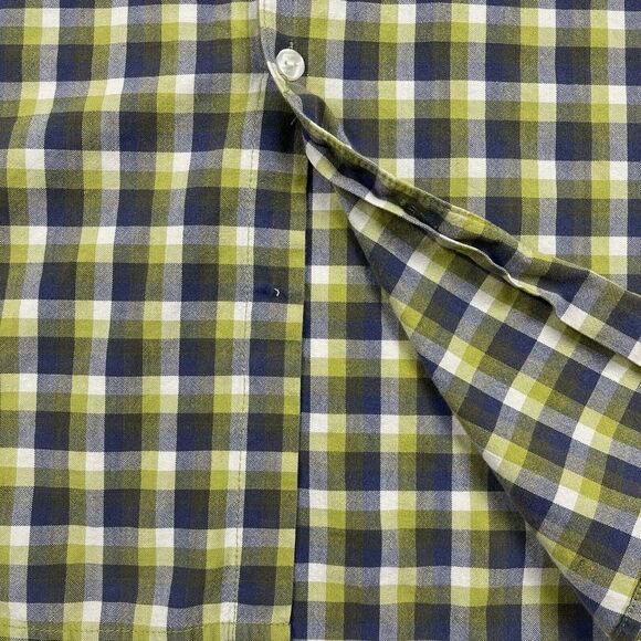 Levis Silvertab Shirt Mens XL Green Plaid Casual Workwear Preppy Everyday Camp - Picture 6 of 14